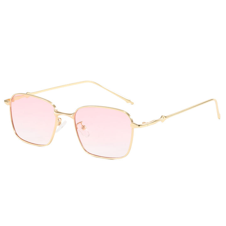 Women elegant square sunglasses with high-quality metal frame Stornfield