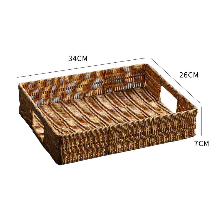 Handcrafted Wicker Storage Basket Stornfield
