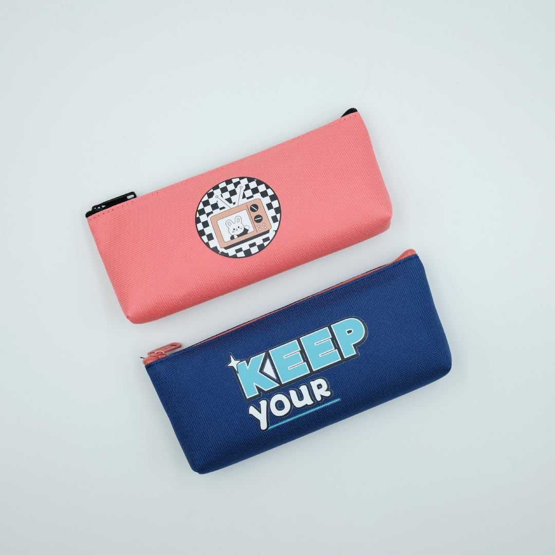 Fun-Themed Zippered Pencil Case
