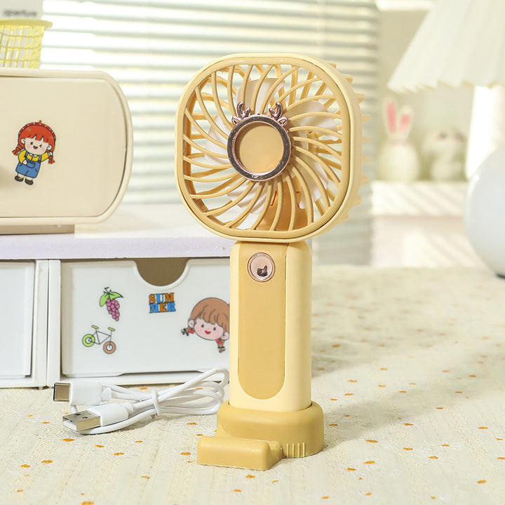 Ladies Portable Handheld Fan with Flexible Tilt Adjustment Stornfield