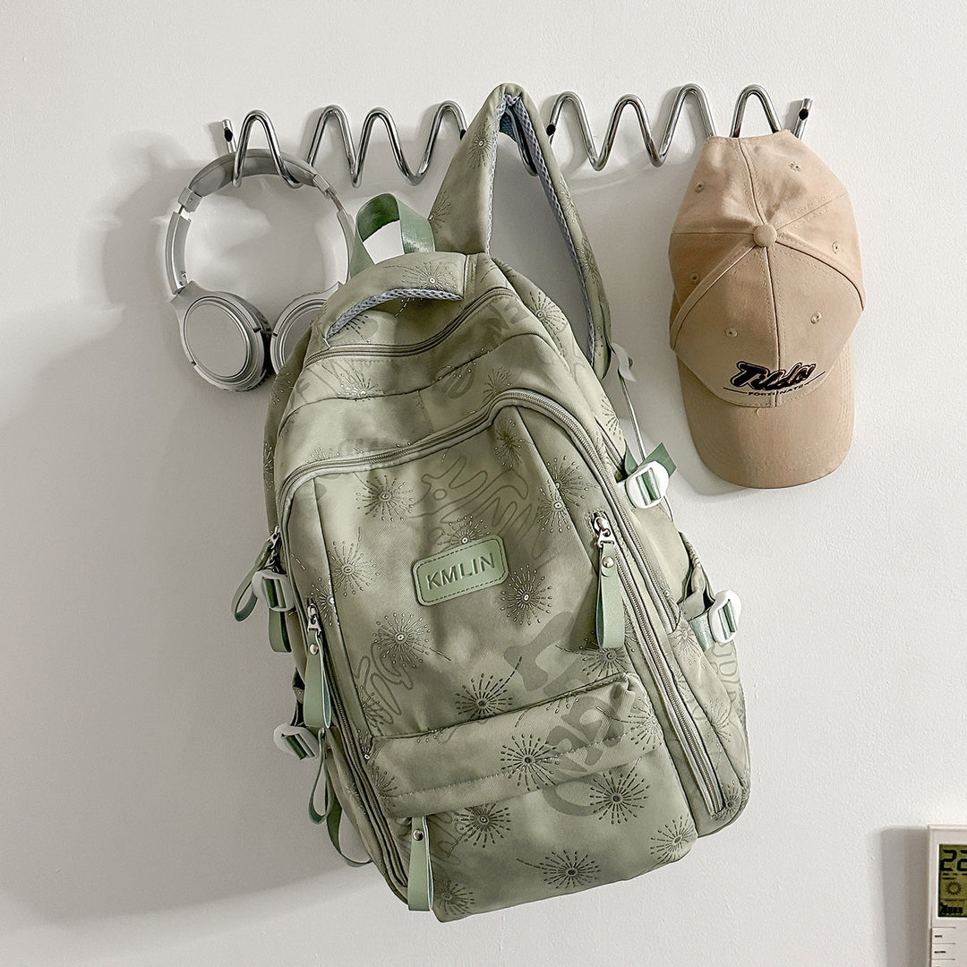 Versatile Floral-Embroidered Backpack Stornfield