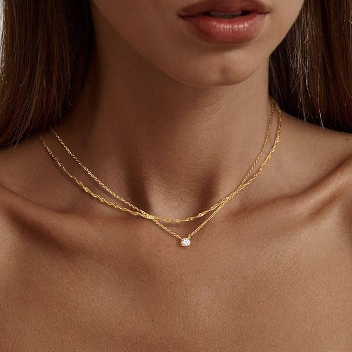 Layered Gold Necklace Stornfield