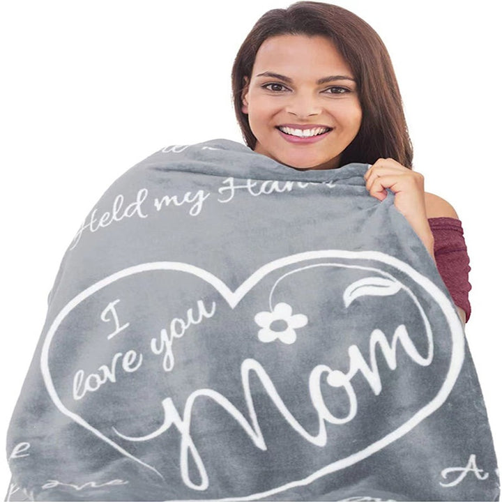 Heartwarming Message Fleece Blanket