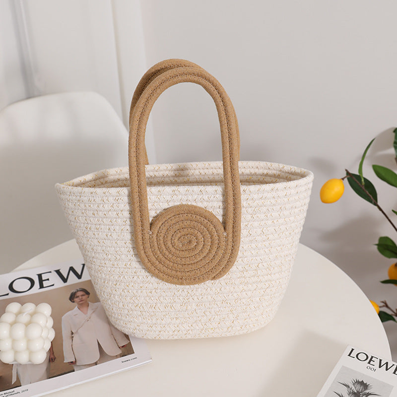 Decorative natural fiber bag Stornfield