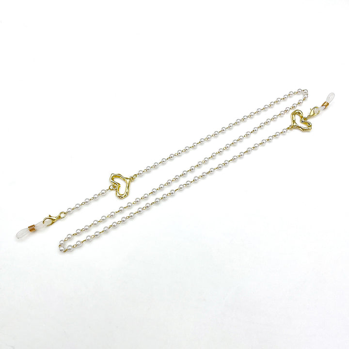 Heart-Shaped Beaded Eyewear Chain Stornfield