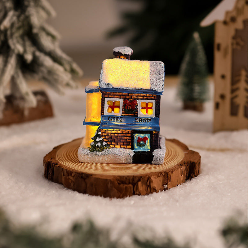 Illuminated Christmas tree decoration figure Stornfield