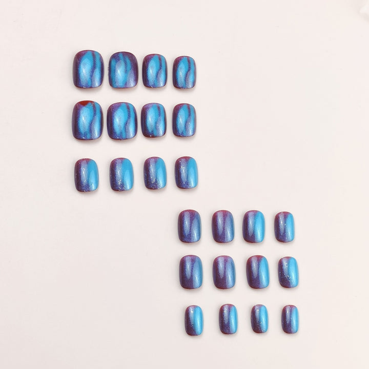 Artistic Press-On Nail Art Enhancements Stornfield