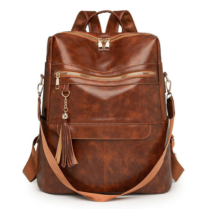 Multi-Purpose Stylish Leather Backpack Stornfield