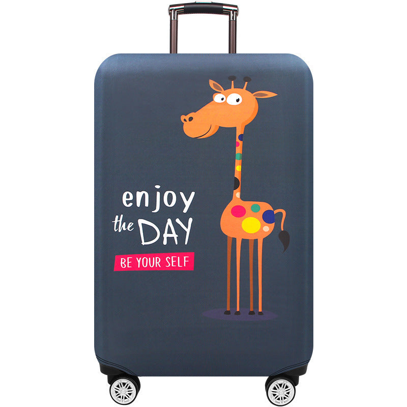Women's hard-shell suitcase with cheerful giraffe design Stornfield