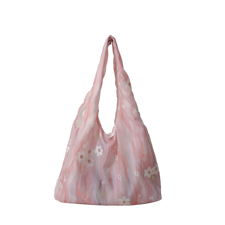 Elegant Floral Printed Shoulder Tote Bag Stornfield