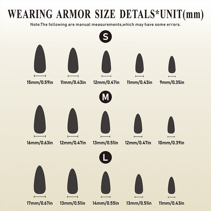 Acrylic nail set with elegant ombre effect and glamorous embellishments Stornfield