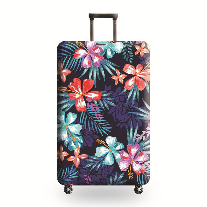 Unisex hard shell trolley with eye-catching marble print, telescopic handle and impact-resistant construction Stornfield
