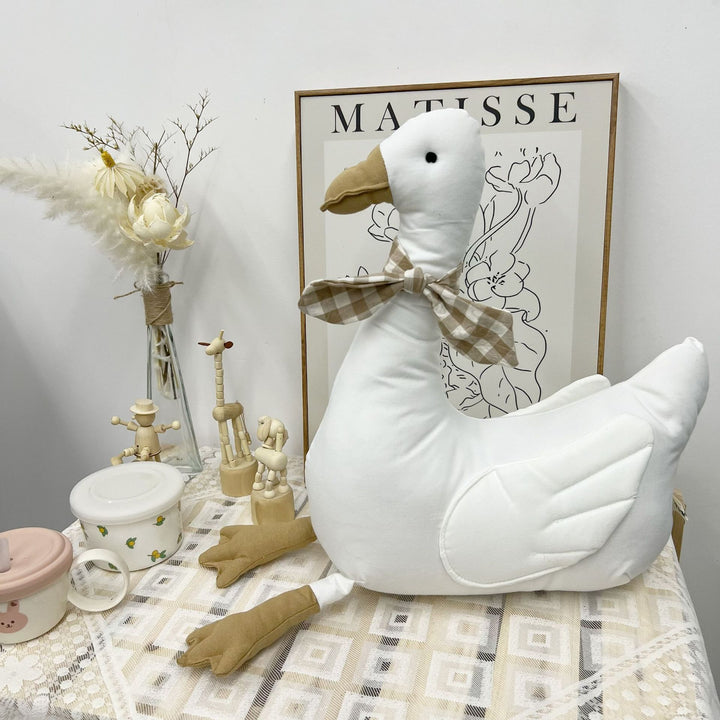 Handmade Organic Cotton Bunny Plush Dolls with Removable Outfits