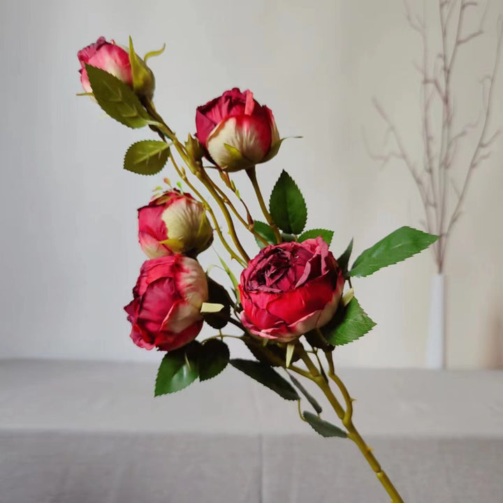 Lifelike Rose Floral Stem