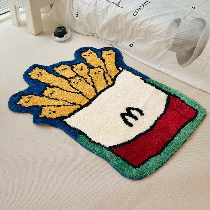 Elephant Theme Plush Rug
