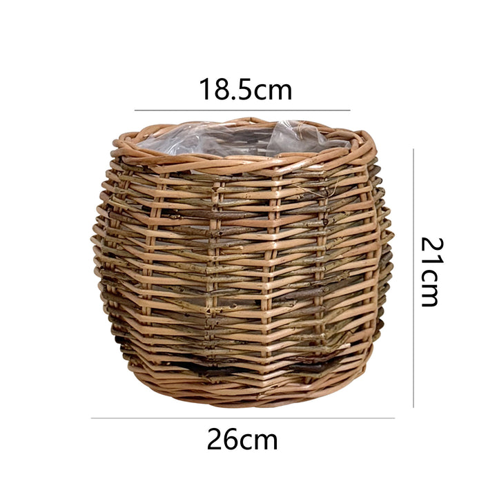 High-quality plant basket made of natural willow Stornfield