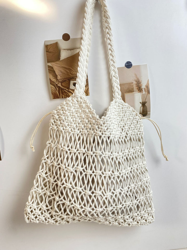 Hand-knotted shopping and beach bag Stornfield