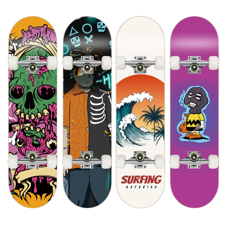 Skateboard with Galaxy Design Stornfield
