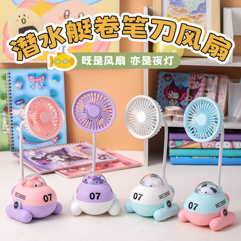 Adorable Cartoon-Themed Desk Fan Stornfield