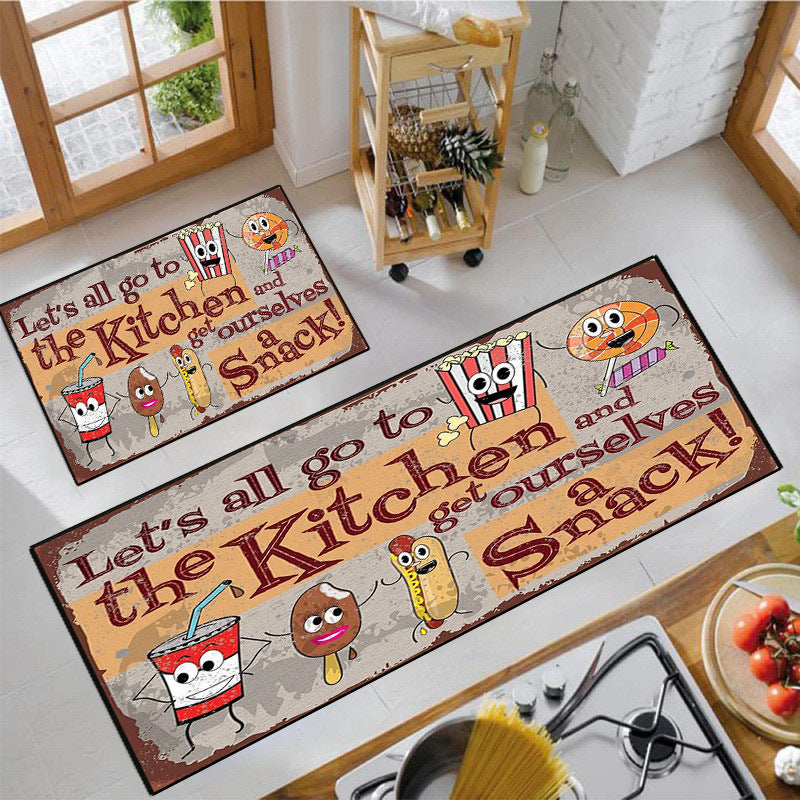 Fun Snack-Themed Kitchen Mat Stornfield