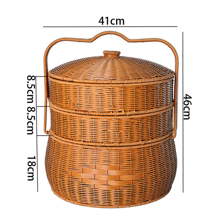 Decorative Wicker Storage Container Stornfield