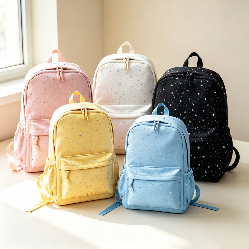 Star-Patterned Academic Backpack Stornfield
