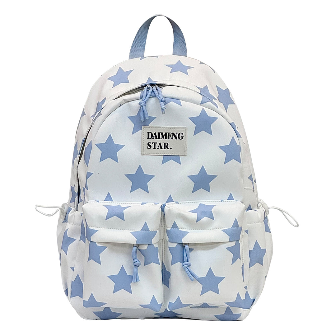 Star-Patterned Casual Backpack Stornfield