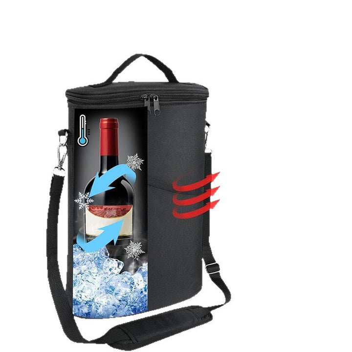 Stylish wine bag with insulated interior Stornfield