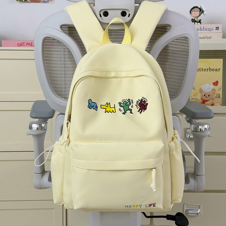 Artistic Embroidered Casual Backpack Stornfield
