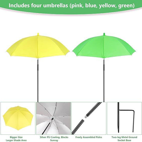 Women's sun protection umbrella with flexible tripod Stornfield