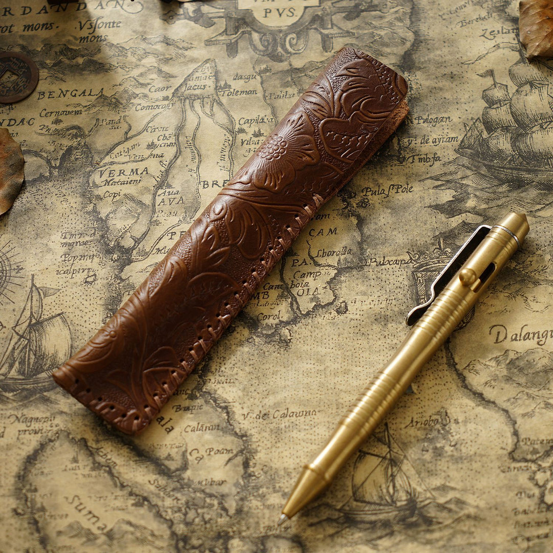 Handmade Leather Pen Case