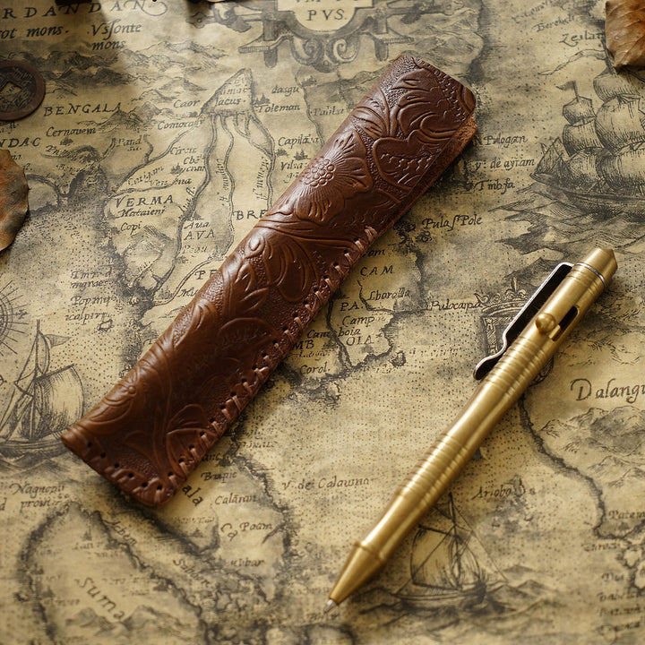 Handmade Leather Pen Case