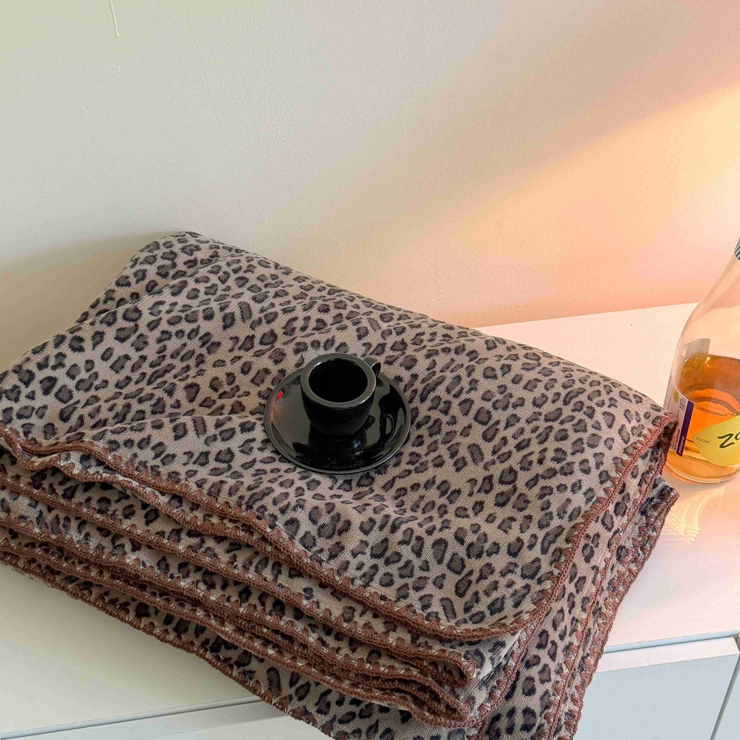 Animal-Print Throw Blanket Stornfield