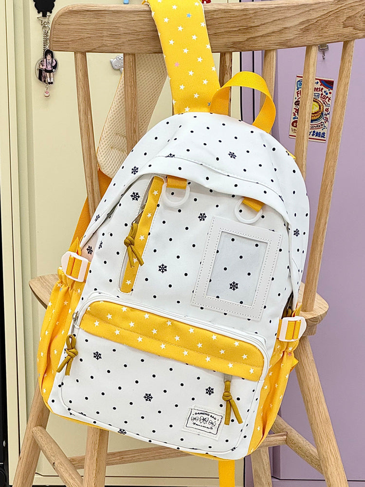 Casual Snowflake Print Backpack Stornfield