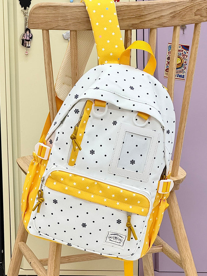 Casual Snowflake Print Backpack Stornfield