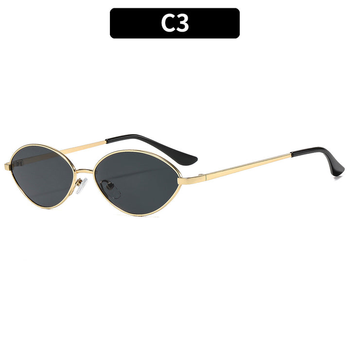Vintage-Inspired Oval Sunglasses