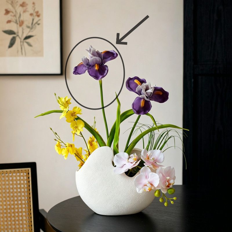 Modern Ceramic Floral Arrangement
