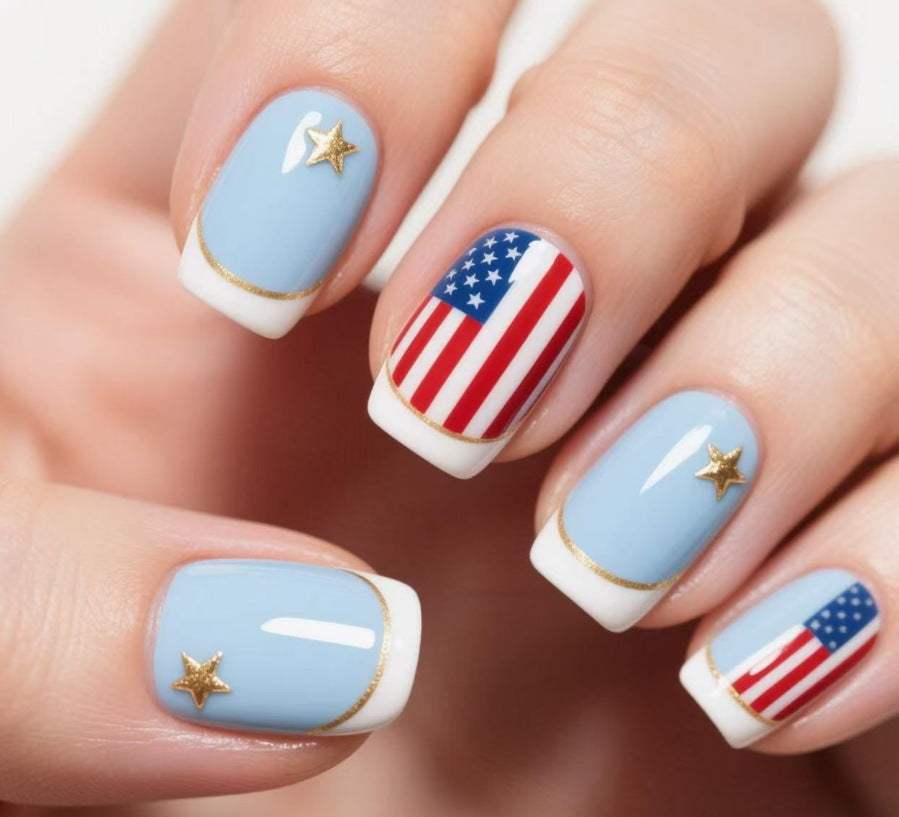 Patriotic Themed Nail Art Stornfield