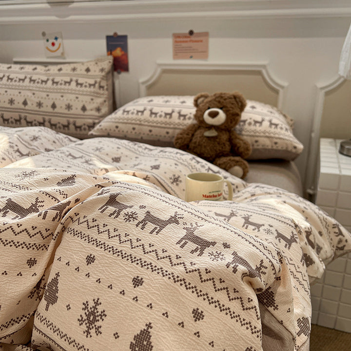 Bohemian Patterned Duvet Cover Set