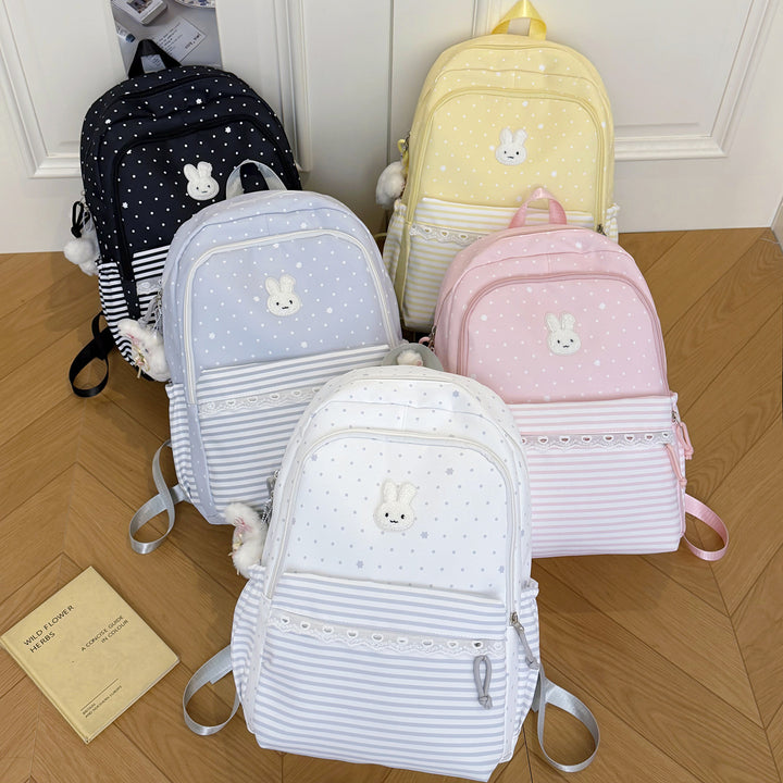 Playful Bunny-Ear Casual Backpack Stornfield