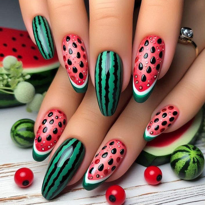 Creative Watermelon Art Nails Stornfield