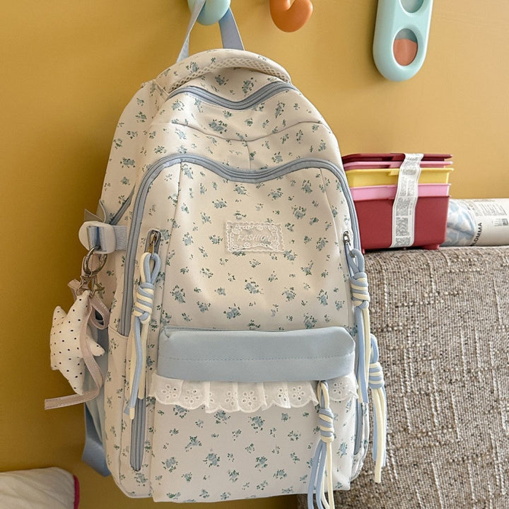 Stylish Floral Patterned Backpack Stornfield