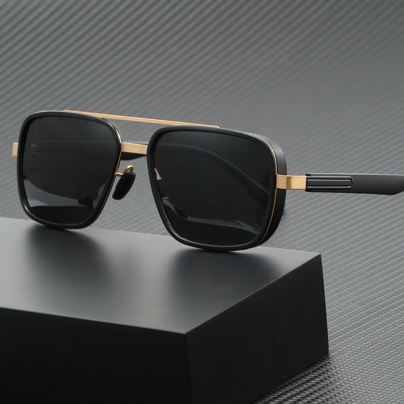 Ladies elegant square sunglasses with high-quality metal frame Stornfield