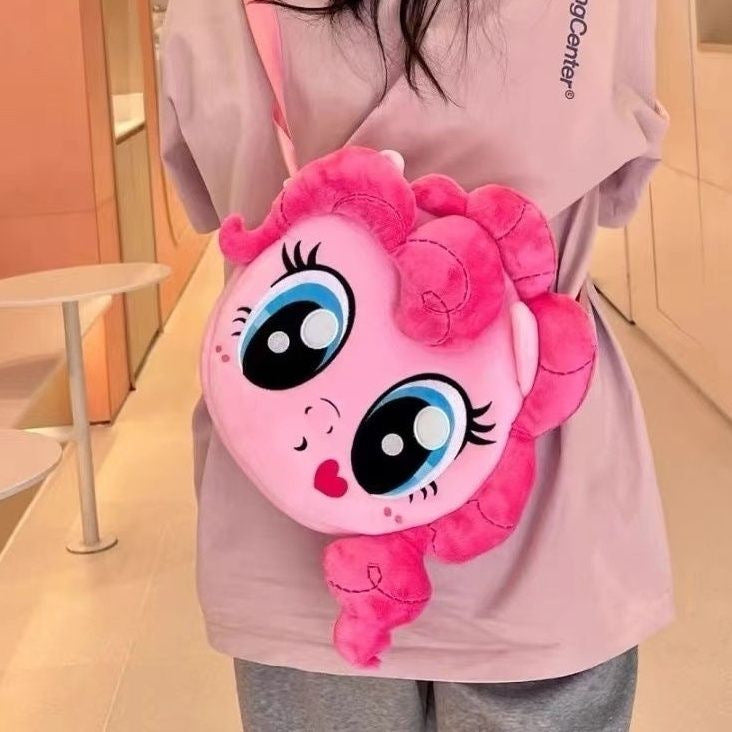 Plush shoulder bag with character design Stornfield