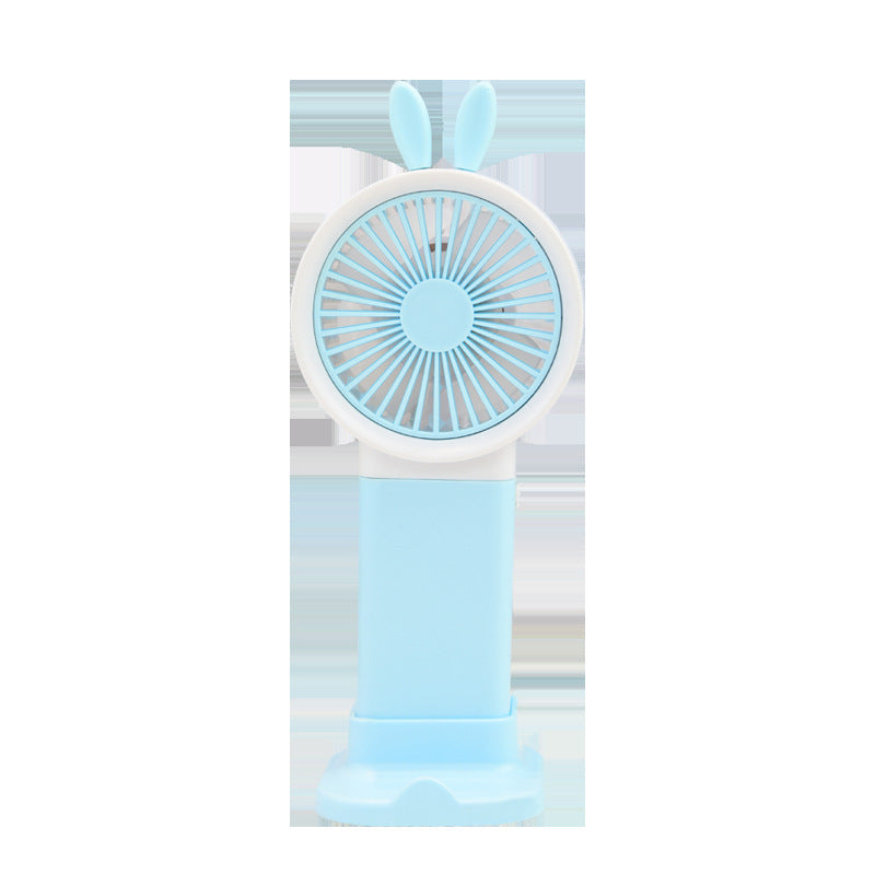 Unisex Cute Bunny-Themed Rechargeable Handheld Fan Stornfield