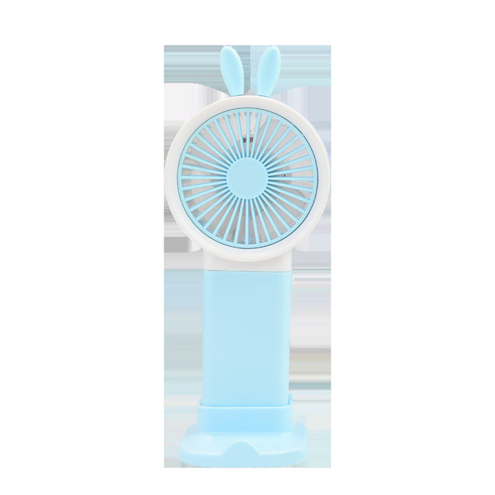 Unisex Cute Bunny-Themed Rechargeable Handheld Fan Stornfield
