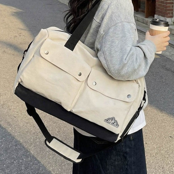 Versatile Multi-Pocket Travel Duffle Bag
