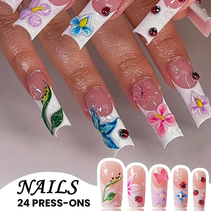 Floral Art Press-On Nails Stornfield