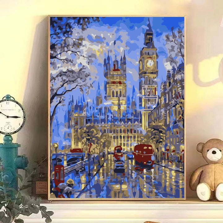 Scenic Landscape Art Canvas Print Stornfield