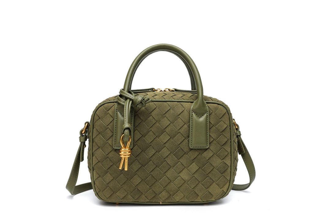 Textured Leather Boutique Handbag Stornfield